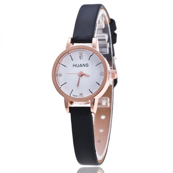 Elegant Woman Quartz Small dial Mini Style leather WristWatch Fashion ladies Gift Casual watch Women Watches Relogio Feminino