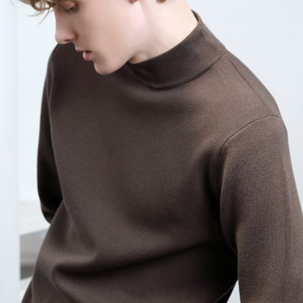 Classic Style Men's Turtleneck Sweater Fashion Casual 10 Colors Warm Pullover Sweter Men Brand Clothes 2019 Autumn Winter New